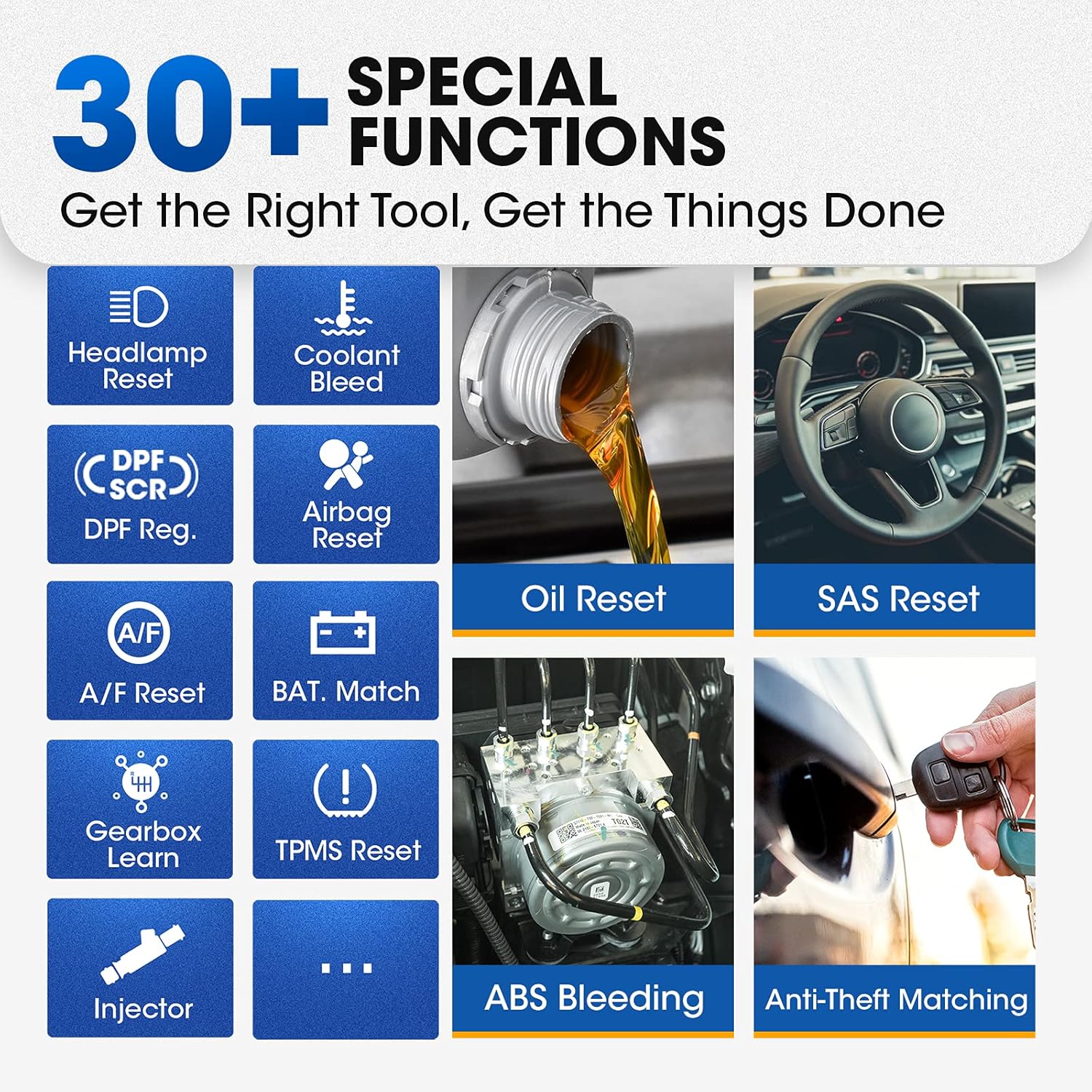 Autel MaxiPRO MP808TS, Autel Scanner with Full TPMS Service Function Updated of MP808/DS808/MP808K Diagnostic Tool