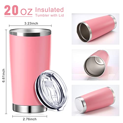 Sieral 36 Packs Stainless Steel Tumbler Bulk with Lid Vacuum Double Wall Insulated Travel Coffee Mug Powder Coated Tumbler Cup for Graduation Wedding