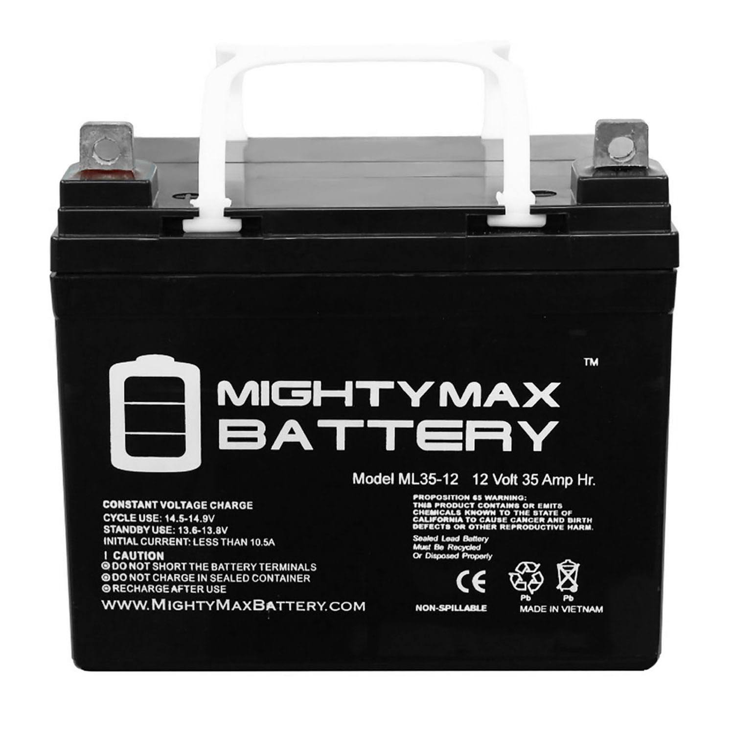 ML35-12 - 12V 35Ah U1 Invacare Pronto M50, M51, M61, M71, Booster Battery