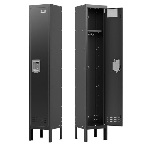 Metal Locker with 5 Doors,Lockers for Employees,66'' Steel Storage Locker for School,Gym, Office, Office,Garage
