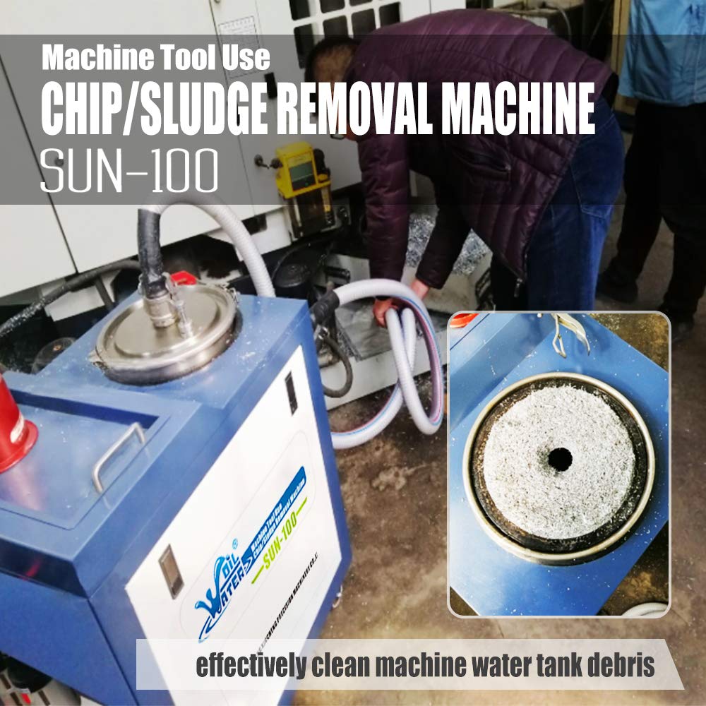 Sun -100 Chip/Sludge Removal Machine Coolant Disposal System for CNC Machine