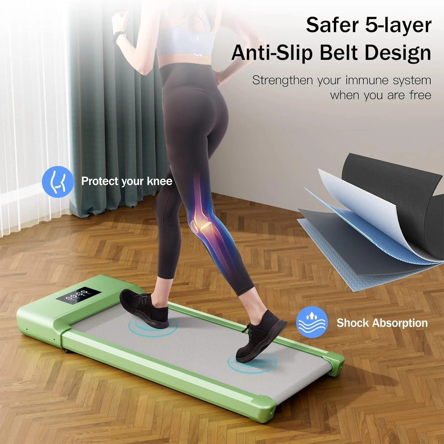 SSPHPPLIE SupeRun Walking Pad 300lb