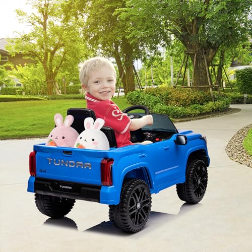 IDEALHOUSE Electric Car for Kids, 12v Ride on Truck Car, Ride-on Toys for Boys/Girls, Off-Road Kids Pickup Car with Remote Control, Spring Suspension