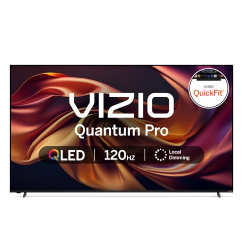 VIZIO 50-inch Quantum Pro 4K 120Hz QLED HDR10+ Smart TV with Dolby Vision, Active Full Array, 240Hz @ 1080p PC Gaming, WiFi 6E, Apple AirPlay