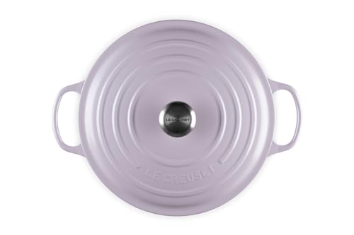 Le Creuset Enameled Cast Iron Signature Round Wide Dutch Oven, 6.75 qt., Cerise