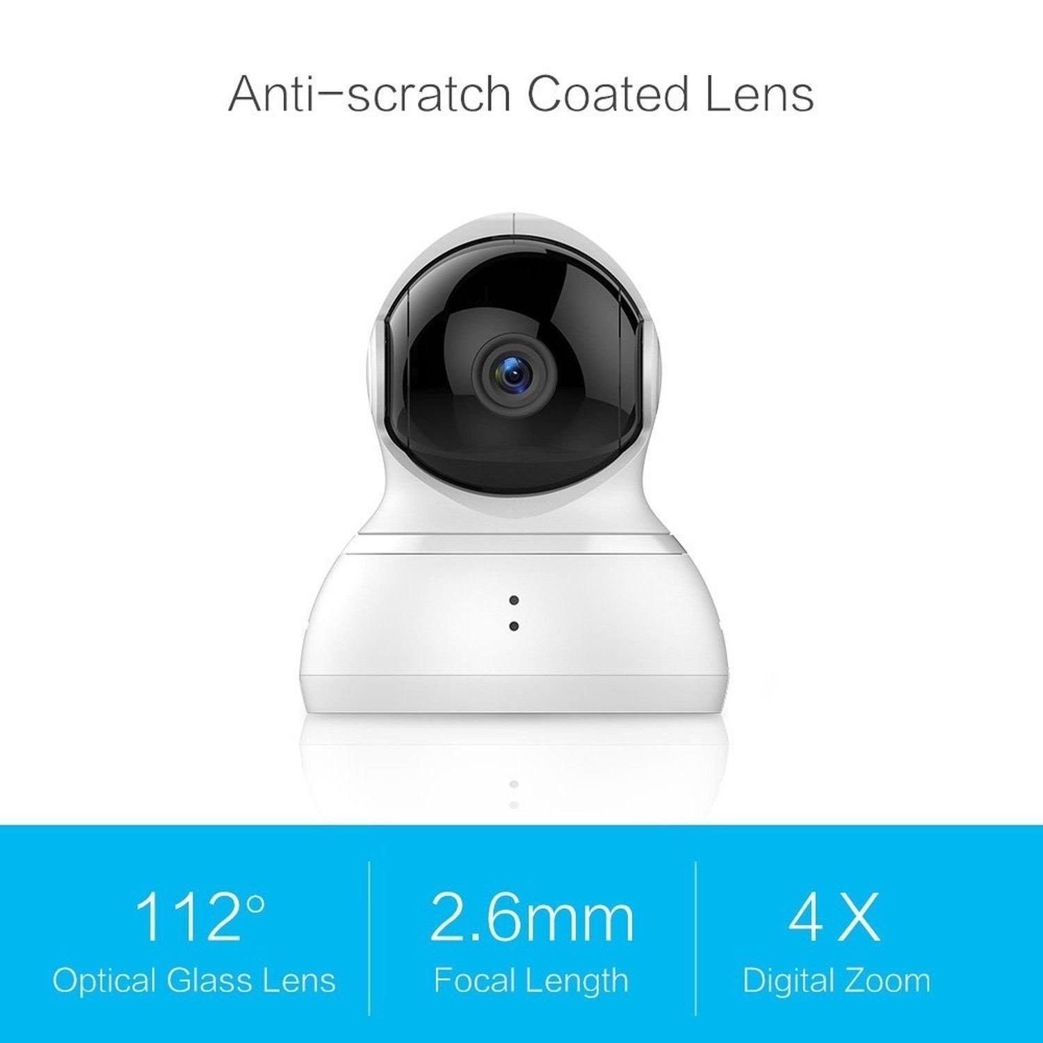 Yi Dome Camera Pan Tilt Zoom Wireless IP Security Surveillance System 720p HD