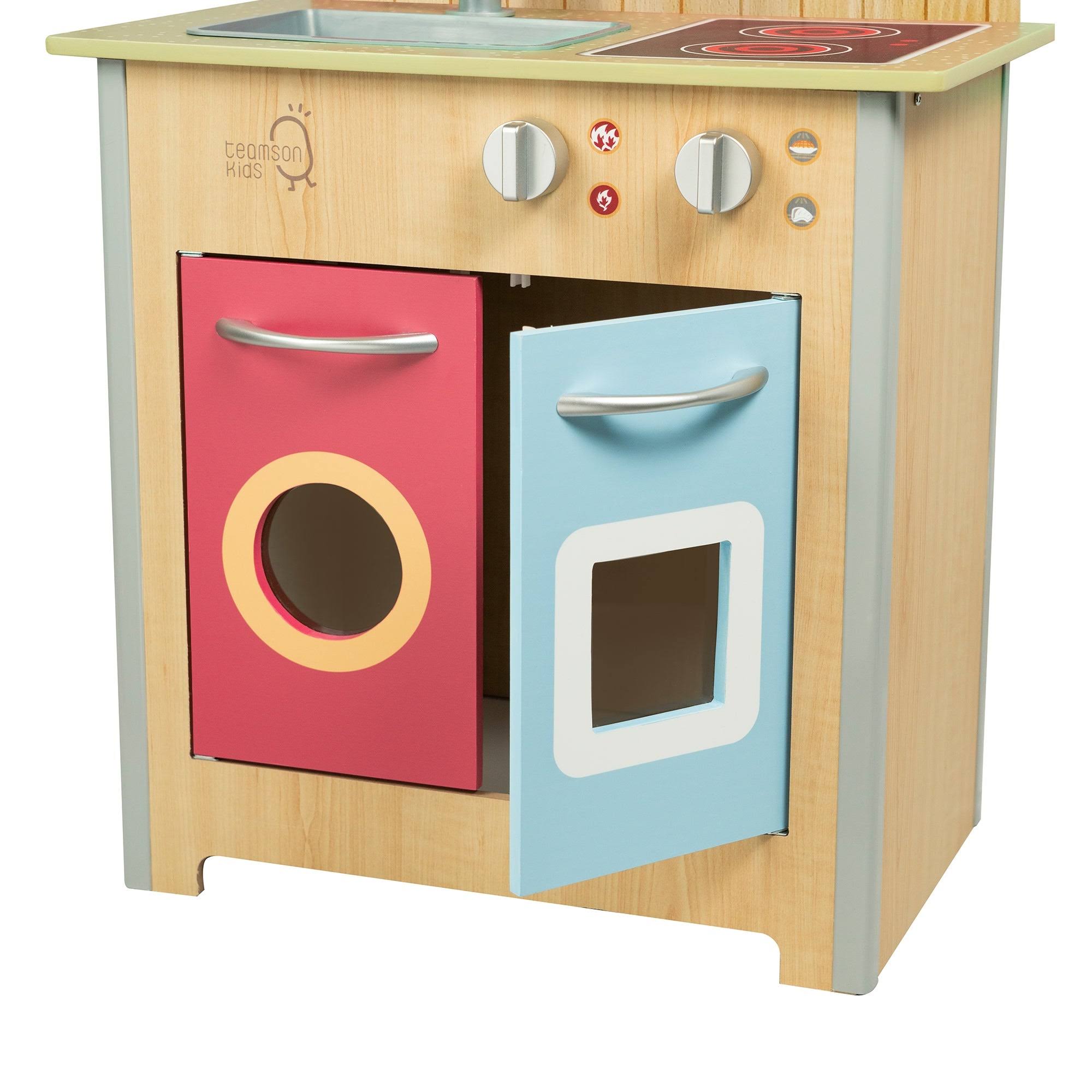 Teamson Kids - Little Chef Porto Classic Play Kitchen - Wood