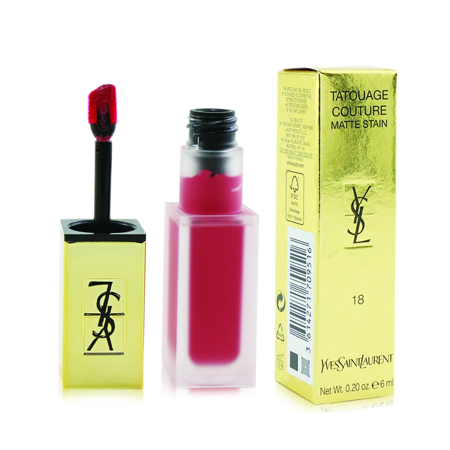 Yves Saint Laurent Tatouage Couture Matte Stain - # 9 Grenat No Rules 6ml/0.2oz