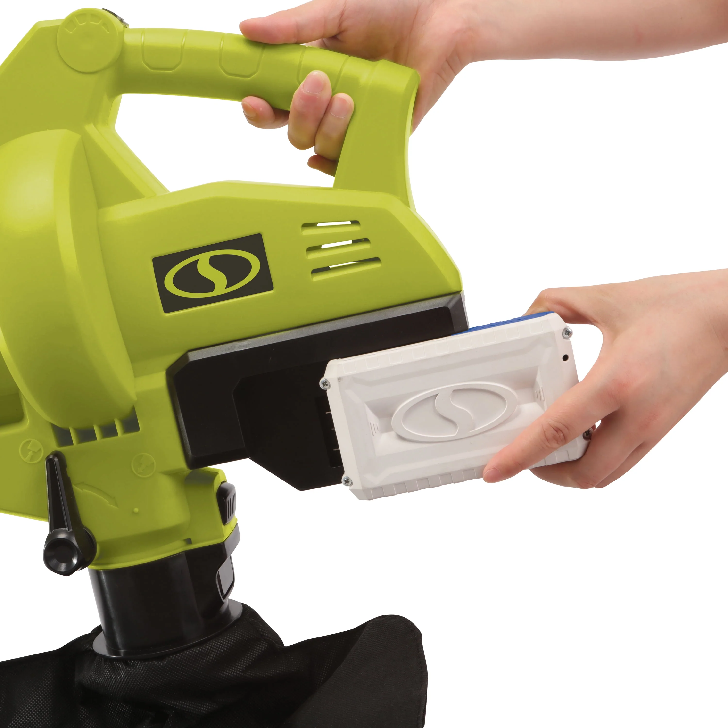 Sun Joe 48-Volt Cordless Leaf Blower Vacuum Mulcher Kit , 163-MPH , 391-CFM , 2 x 4.0-Ah Batteries and Charger