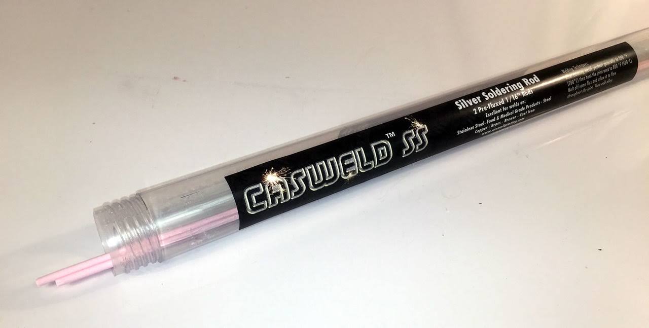 Casweld Silver Solder Rods - 1/16 x 2 Rods CWS2