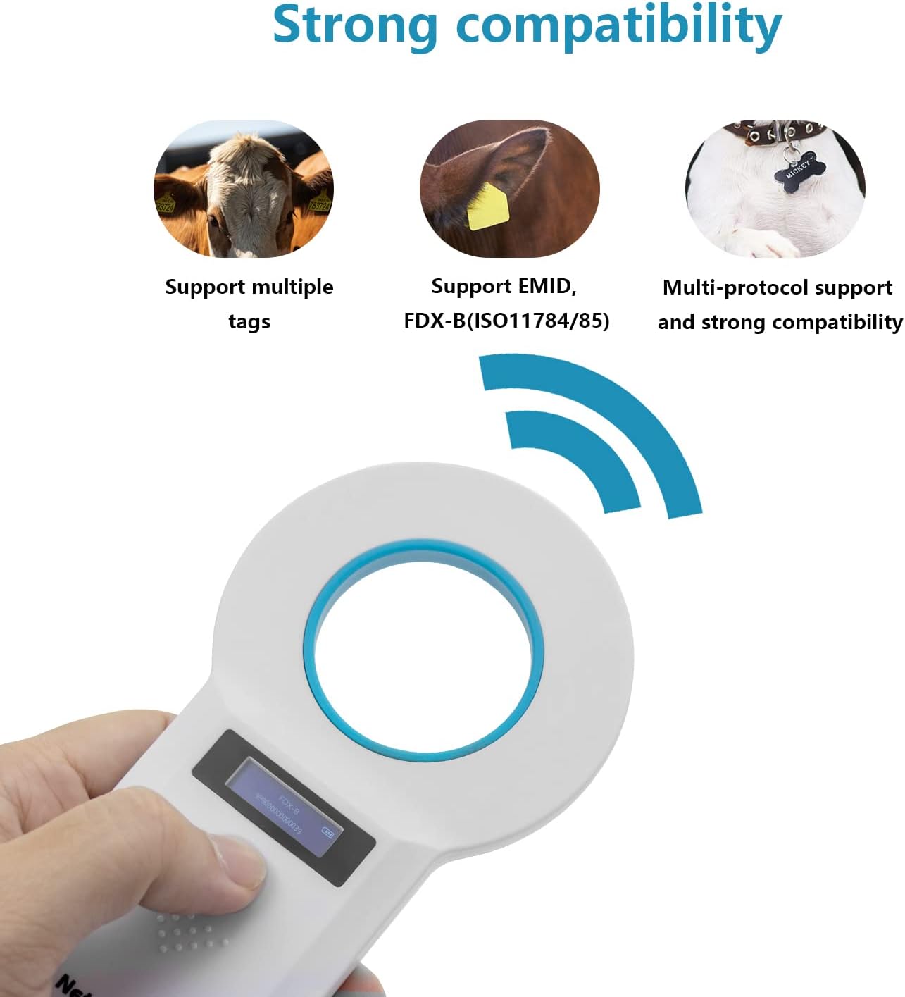NetumScan Pet Microchip Reader Scanner