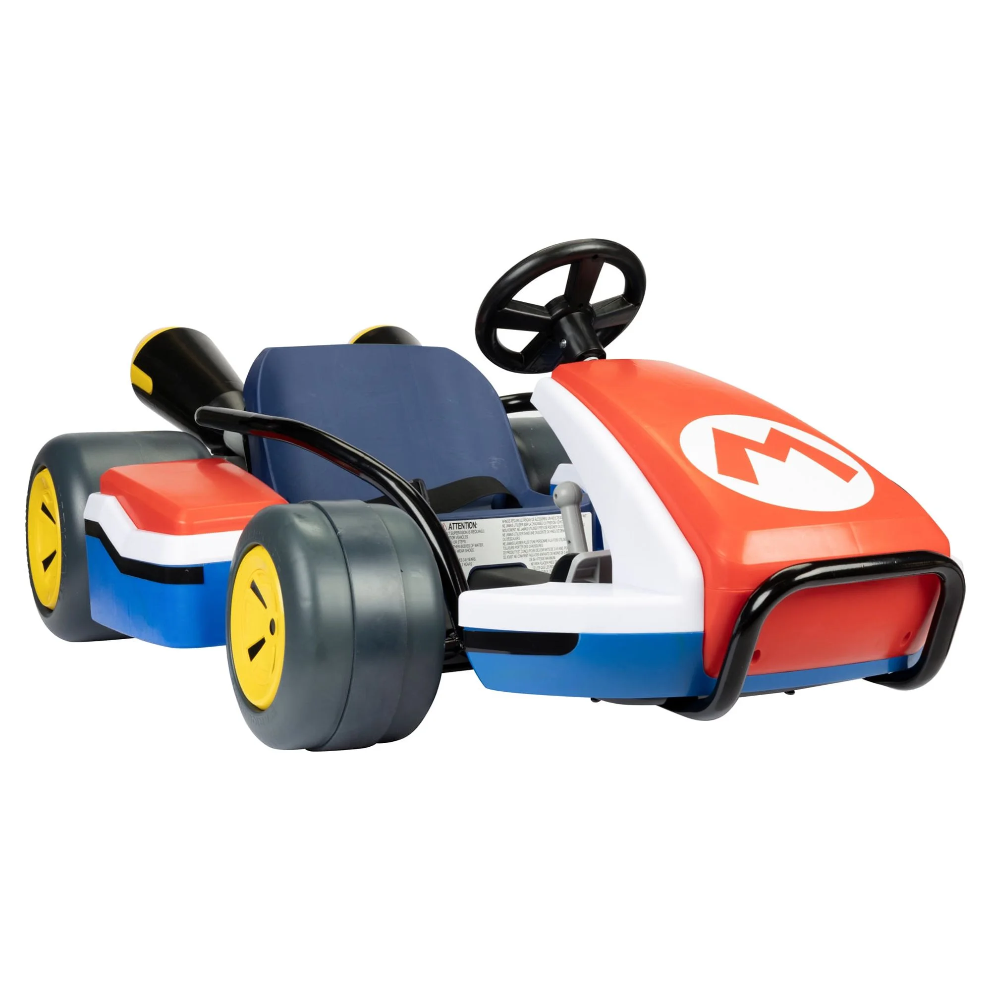 Nintendo Super Mario Kart 24V Battery Operated 3-Speed Drifting Ride-on, 8 mph, for a Child Ages 3-8 - Radiant Selections