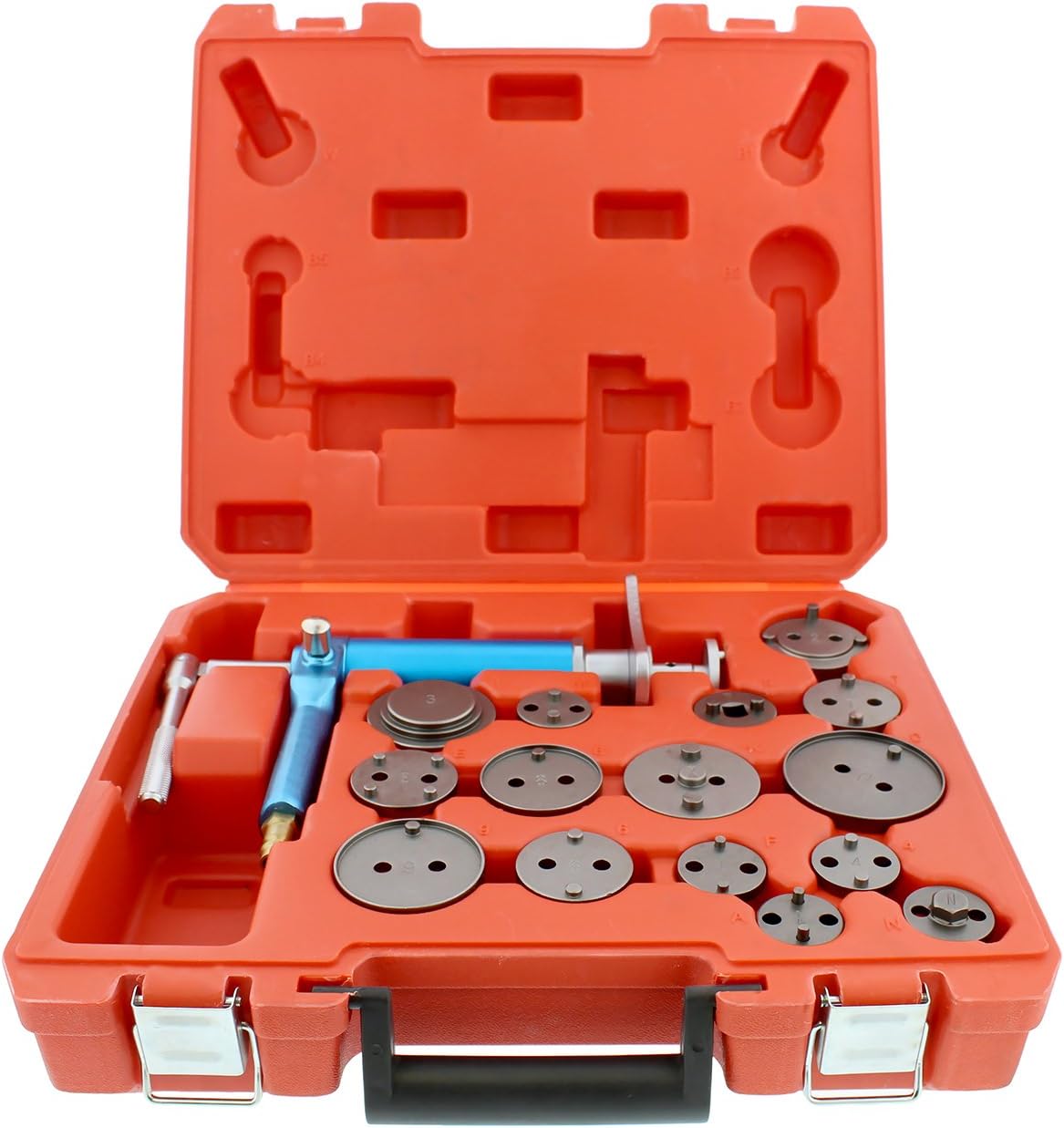 ABN Caliper Piston Compressor Tool 16-pc Pneumatic Brake Caliper Tool Air Brake Tools Brake Caliper Compressor Tool Pack of 2