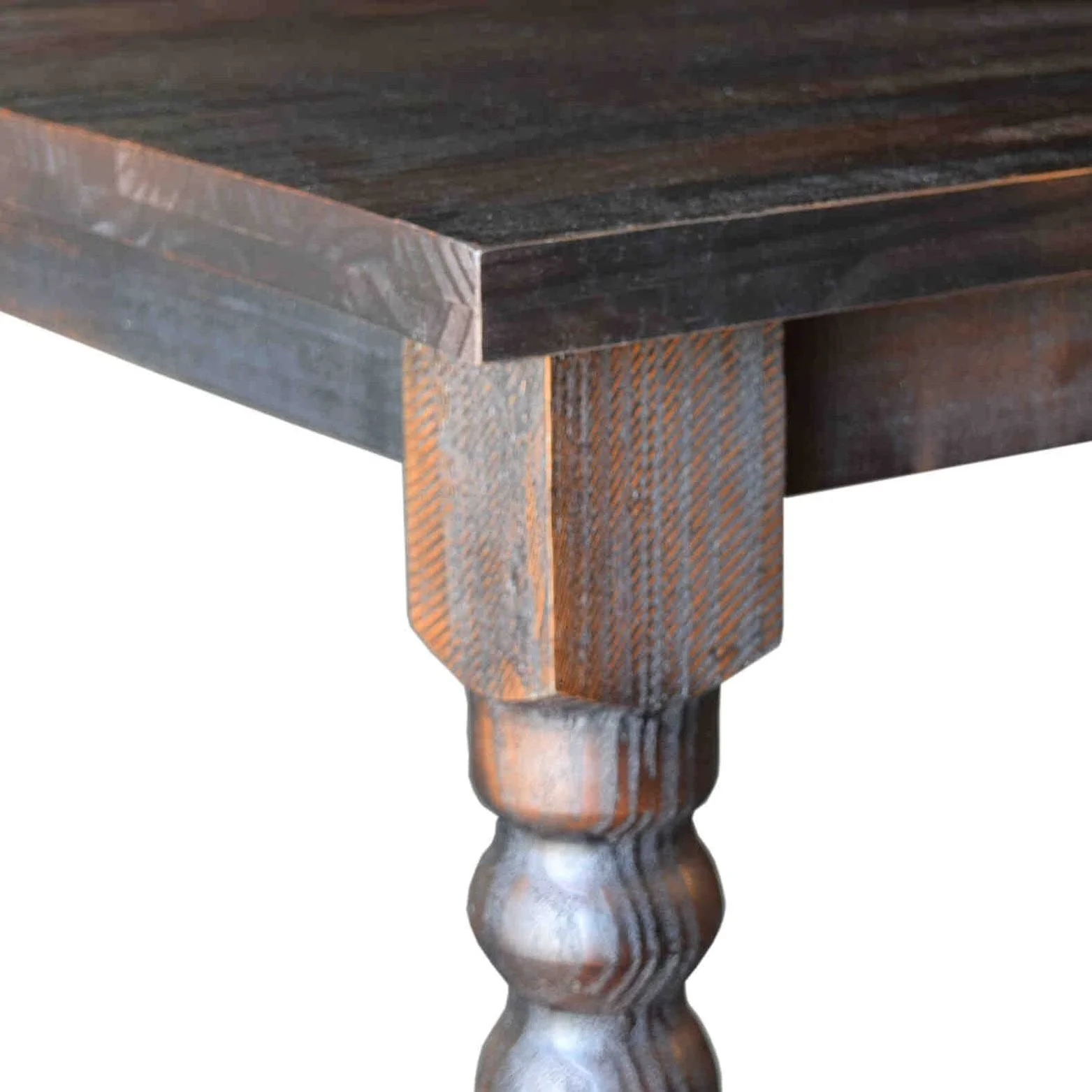 Grain Wood Furniture Valerie Original Solid Wood 63" Dining Table, Barnwood - Curated Treasures Market