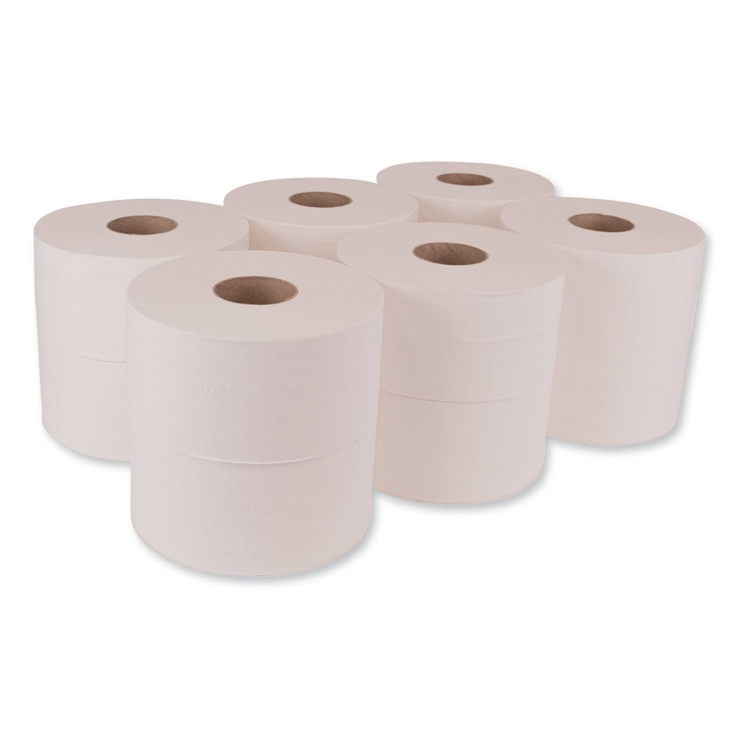 Tork Advanced Jumbo Bath Tissue, Septic Safe, 2-Ply, White, 3.48x22 x 751 ft, 12 Rolls/Carton