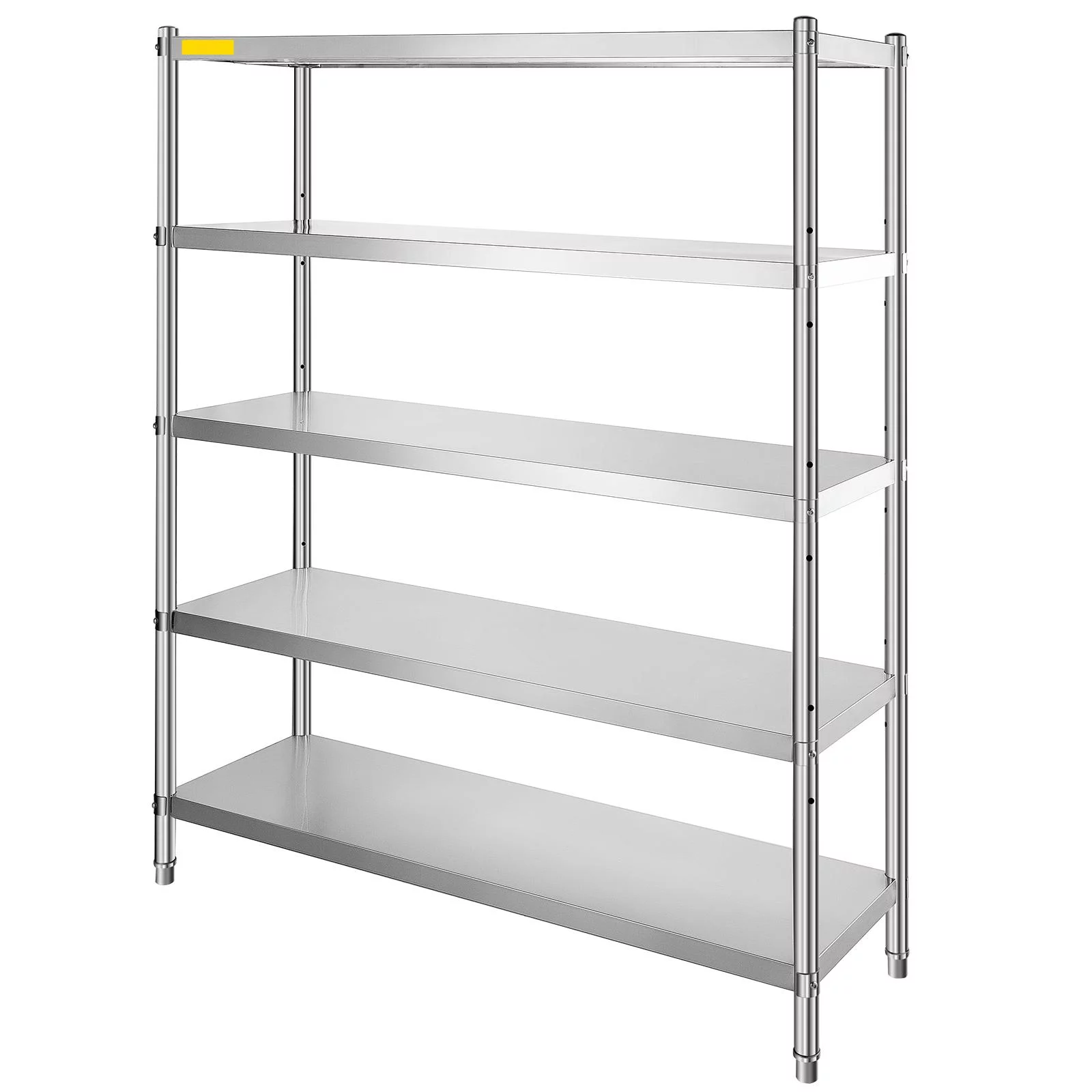 BENTISM Shelving Unit Storage Shelves 60x18.5 inch 5-Tier Stainless Steel 330lb Per Kitchen Shelf