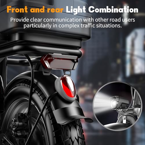 500W Electric Scooter for Adults, 36V 13AH/48V 15Ah Battery, 20-25MPH, 20-30 Miles Range, Shock Absorbers, Rear Basket/Box