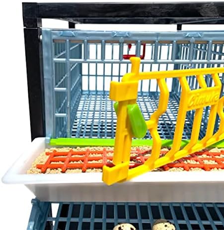 Quail Cage - 4 Layer (Power-Washable, Durable, ABS Plastic) | Hatching Time