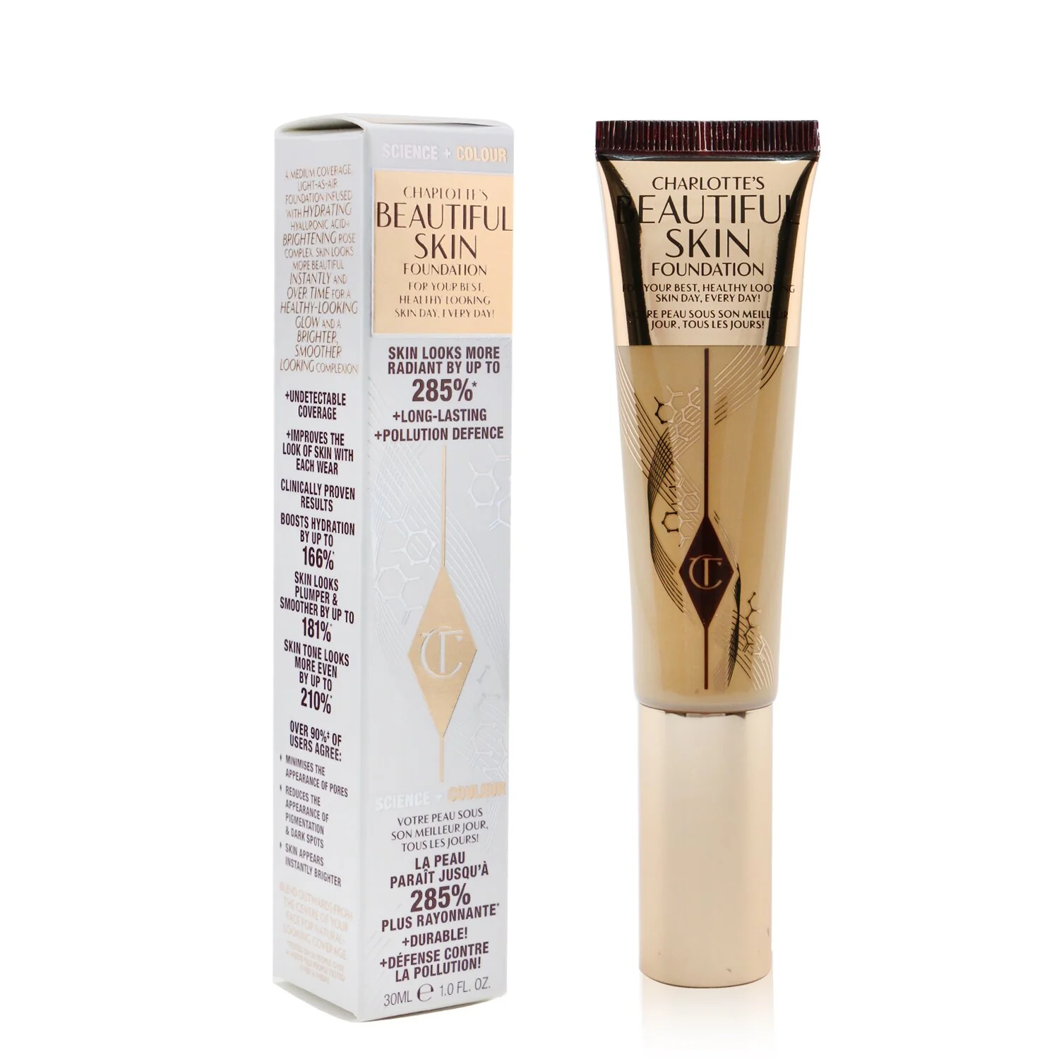 Charlotte Tilbury Charlotte's Beautiful Skin Foundation - # 9 Warm 30ml/1oz