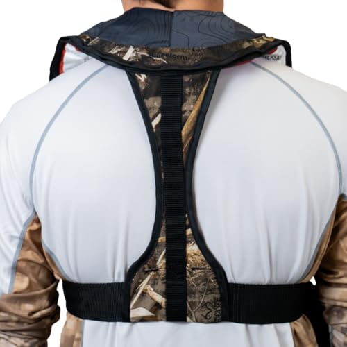 BLUESTORM Stratus 35 Inflatable Life Jacket PFD for Adults | US Coast Guard (USCG) Approved Automatic Self Inflating Life Vest Preserver with Manual
