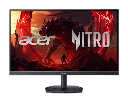 Acer Nitro KG241Y Sbiip 23.8” Full HD (1920 x 1080) VA Gaming Monitor | AMD FreeSync Premium Technology | 165Hz Refresh Rate | 1ms (VRB) | ZeroFrame