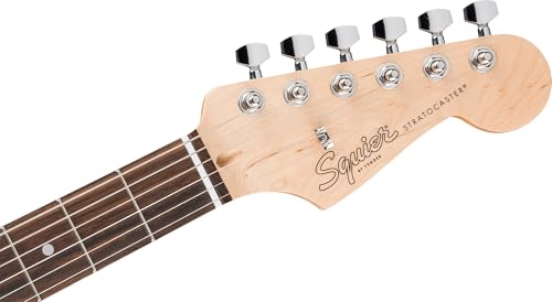Fender Squier Stratocaster - Torino Red Bundle with Amplifier, Gig Bag, Strap, Instrument Cable, Picks, and Austin Bazaar Instructional DVD