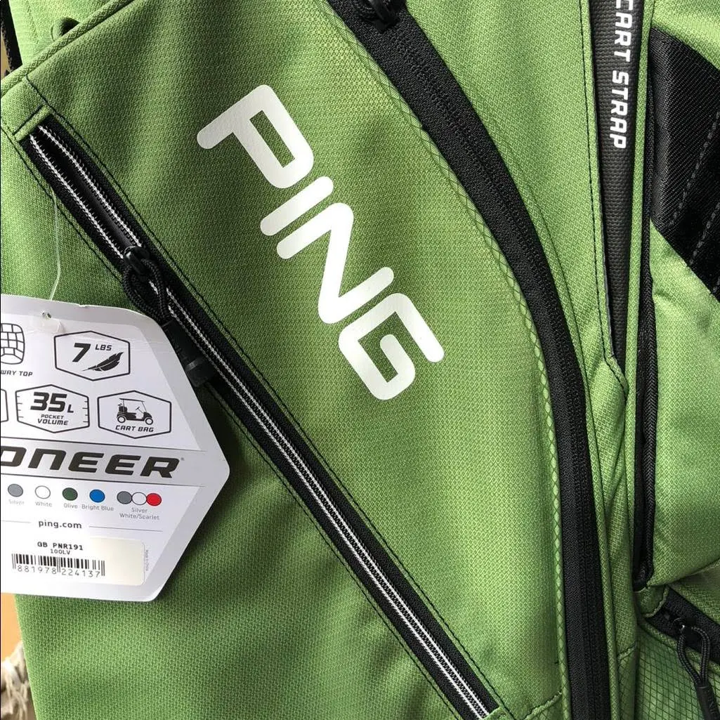 Ping 2020 Pioneer Cart Bag, Men&s, Green
