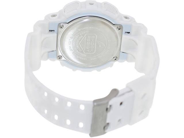 Casio Ga120a-7a White G-Shock Analog Digital Anti-magnetic
