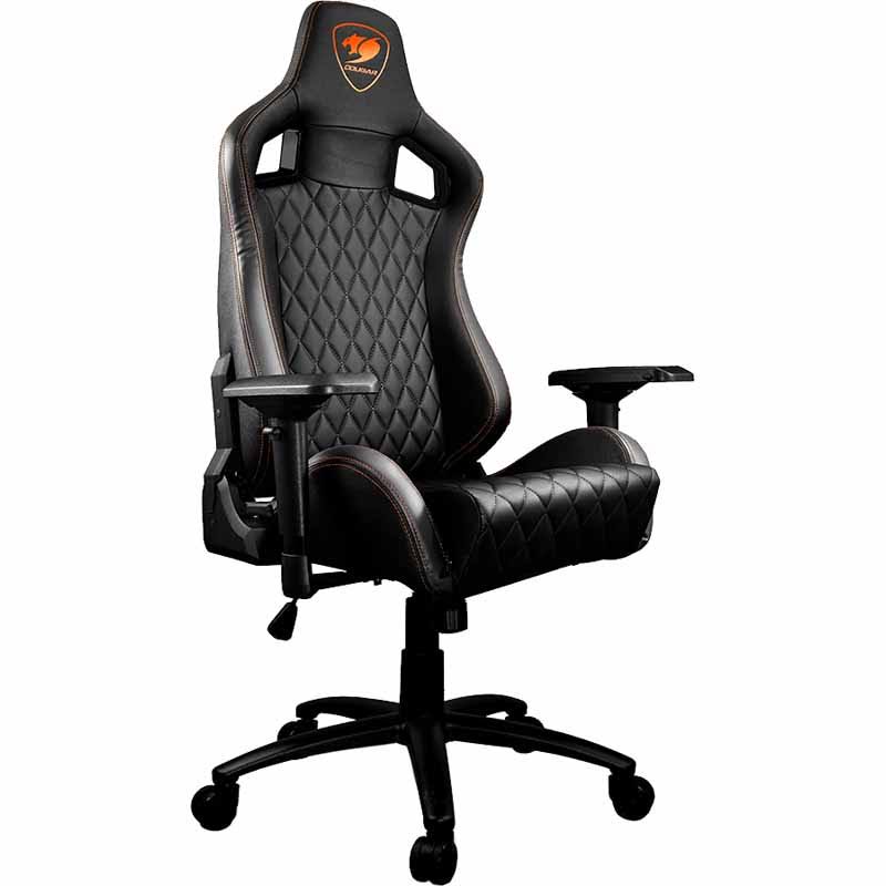 Cougar Armor S (Black) Luxury Gaming Chair with Breathable Premium PVC