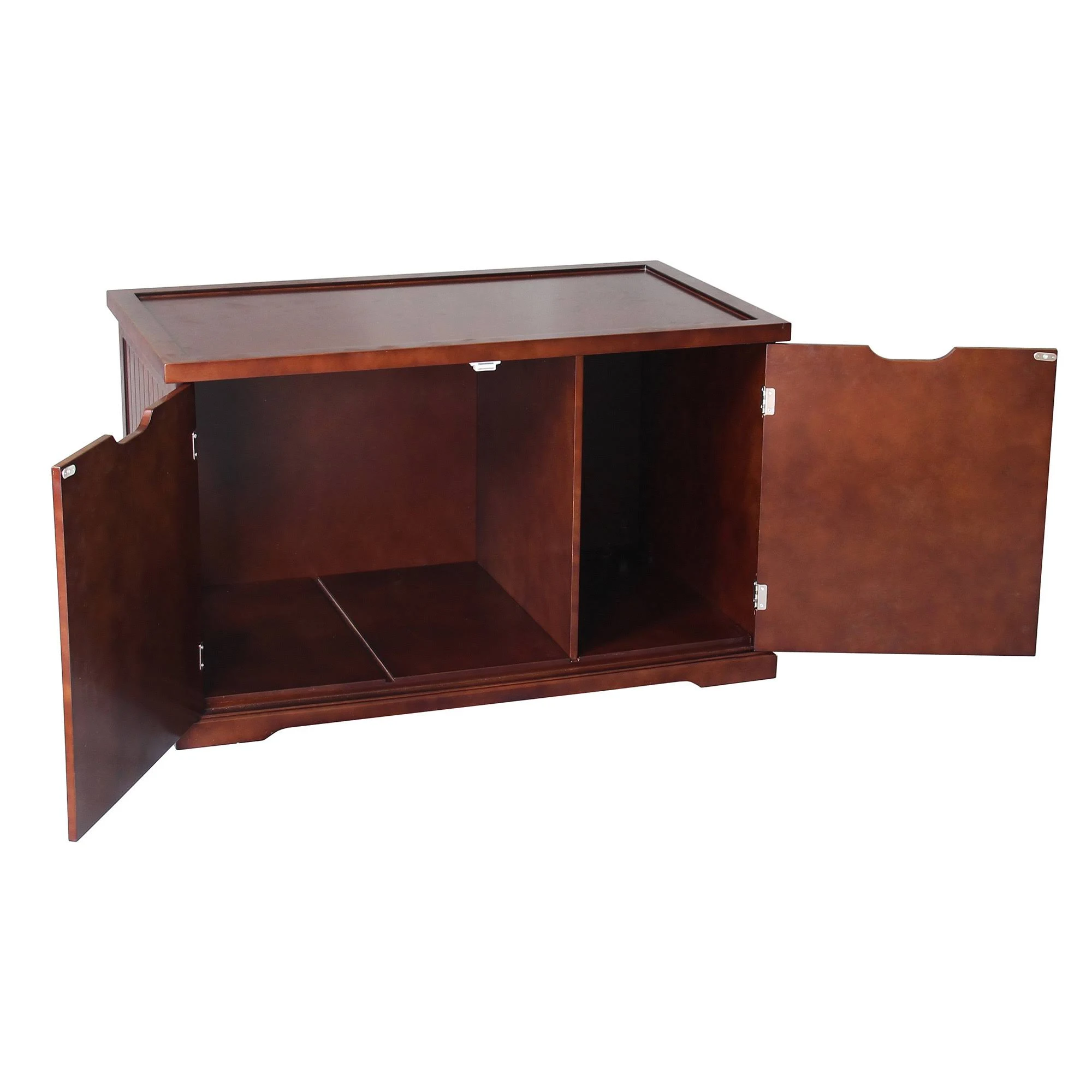 Cat Washroom Bench Walnut
