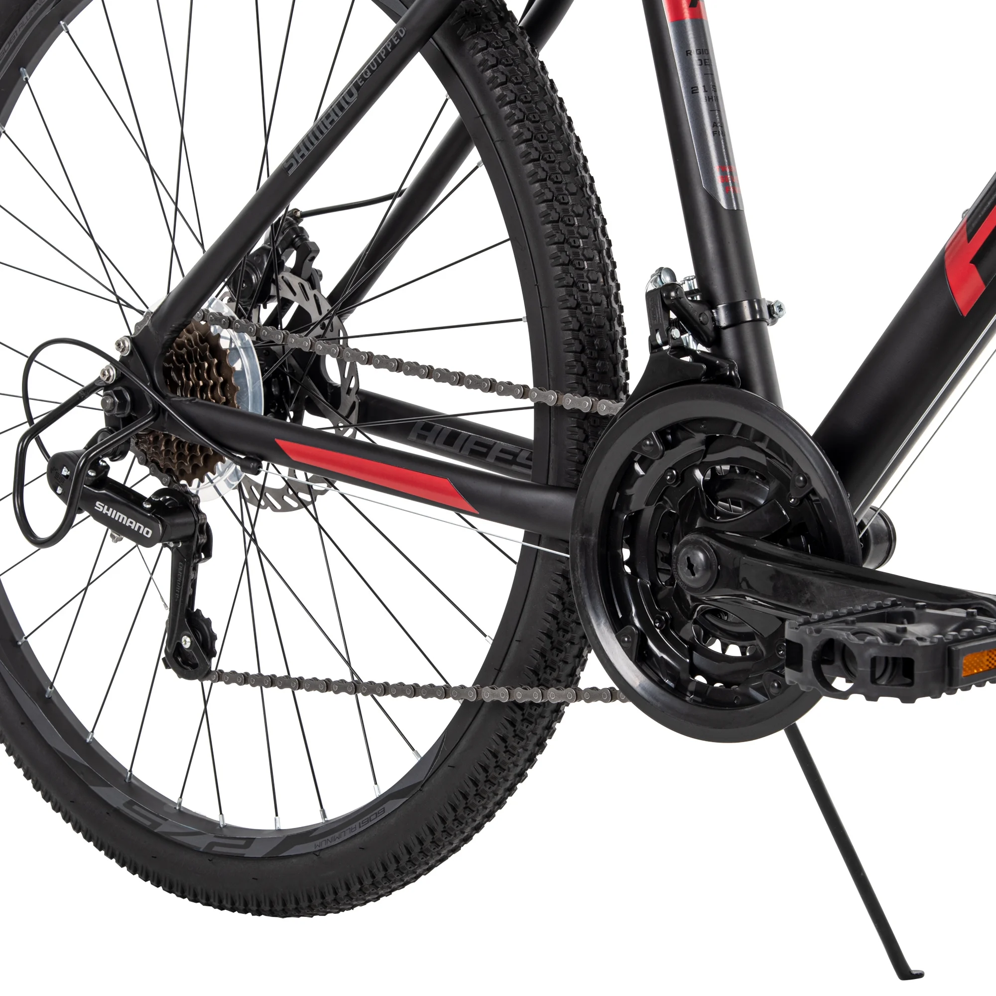 Huffy 27.5 in. Rangeline Men's Mountain Bikes, Black and Red