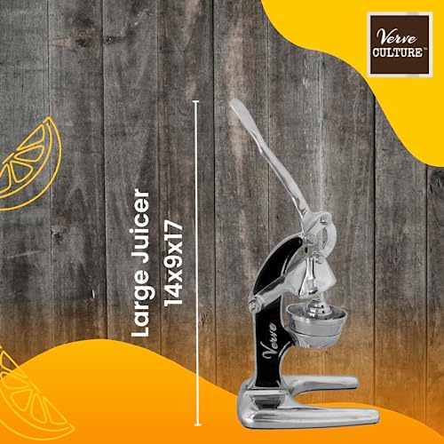 Artisan Crafted Aluminum Manual Countertop Juicer Press - Large by Verve CULTURE - Smart Home Appliances