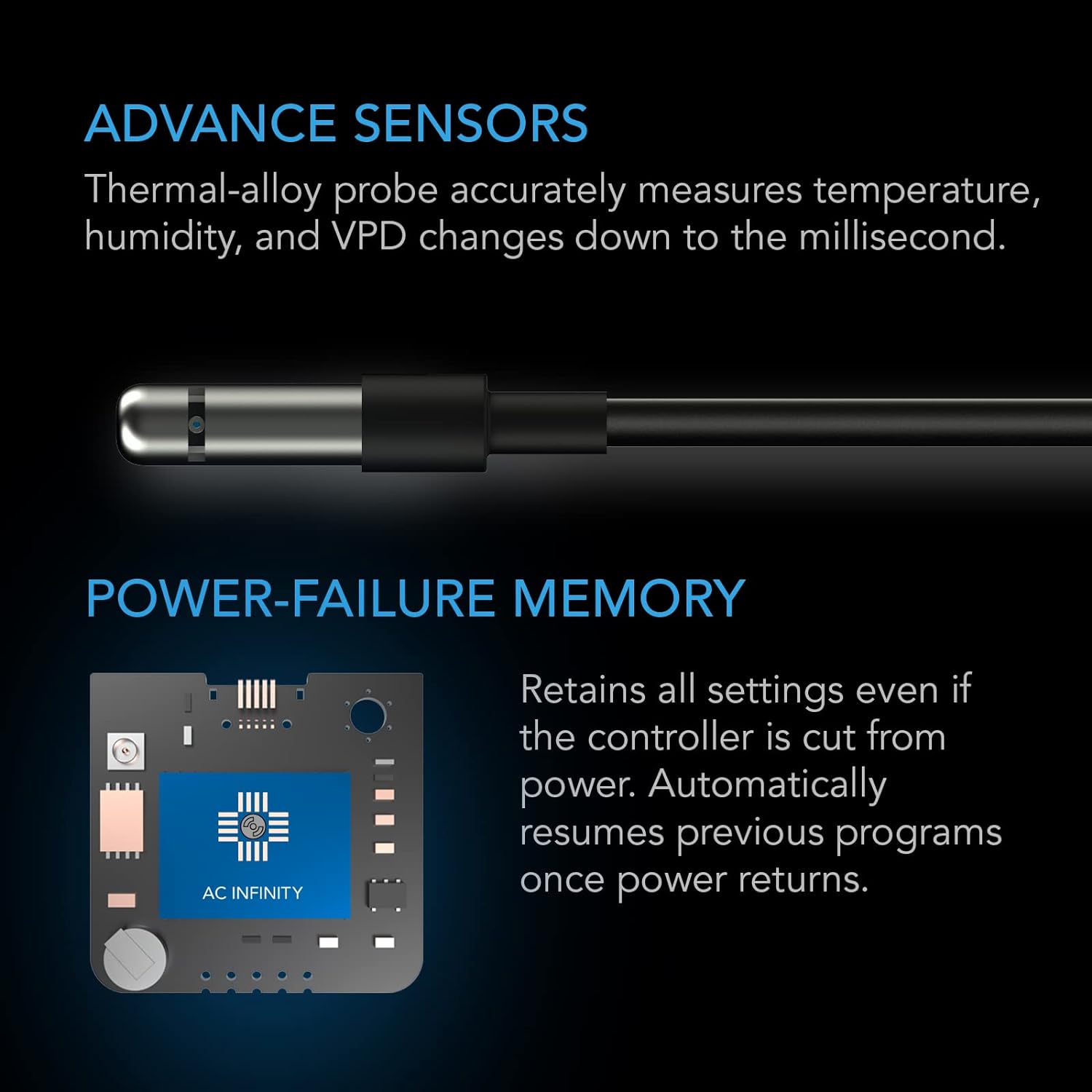 AC Infinity Controller 69 PRO+, Smart Environmental Controller 8-Port with Temp, Humidity, VPD, Timer, Cycle, Schedule Controls