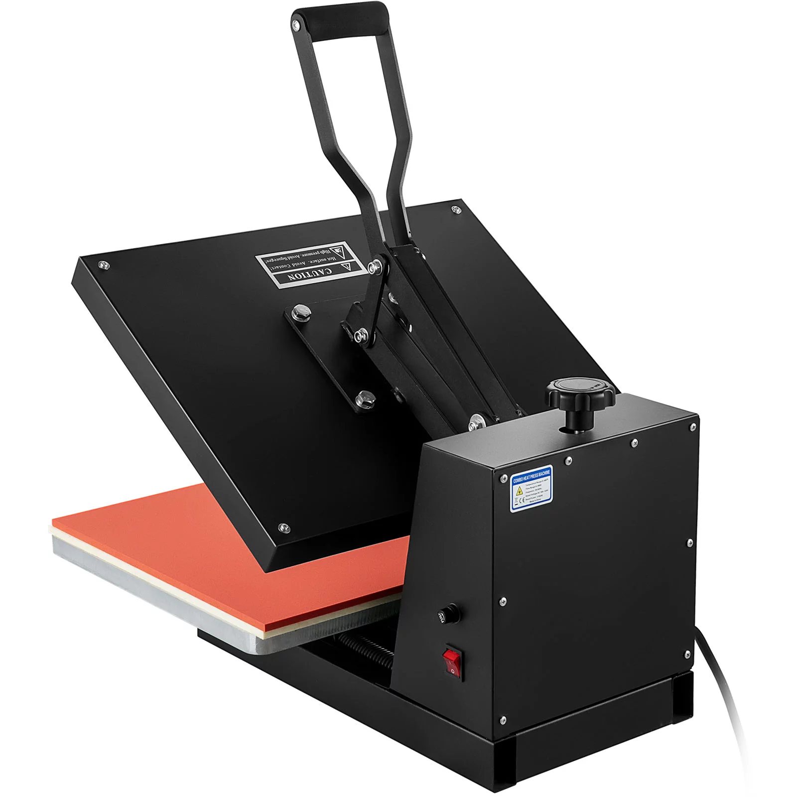 BENTISM Heat Press Machine, 16" x 20" Clamshell Sublimation Transfer Printer Teflon Coated, 1700W Digital Precise Heat Control