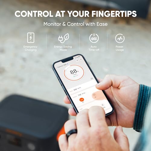 Jackery Solar Generator 240 v2 and 40W Mini Solar Panel, 256Wh LiFePO4 Battery, 300W AC & 100W USB-C Output, Ultra Fast Solar Charging for Outdoors