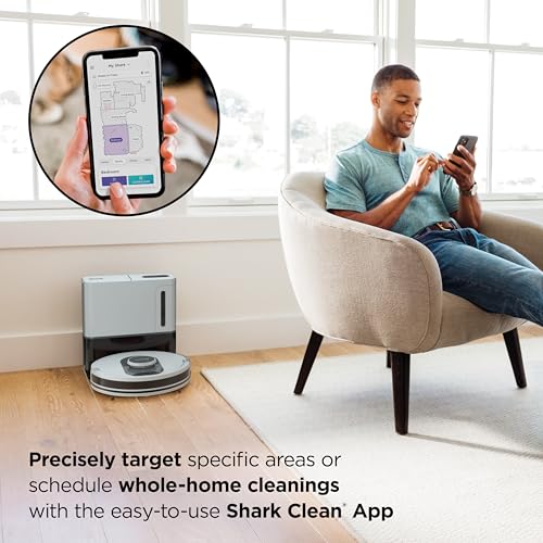 Shark AI Ultra Voice Control Robot Vacuum with Matrix Clean Navigation, Home Mapping, 60-Day Capacity, XL Self-Empty Base for Homes with Pets