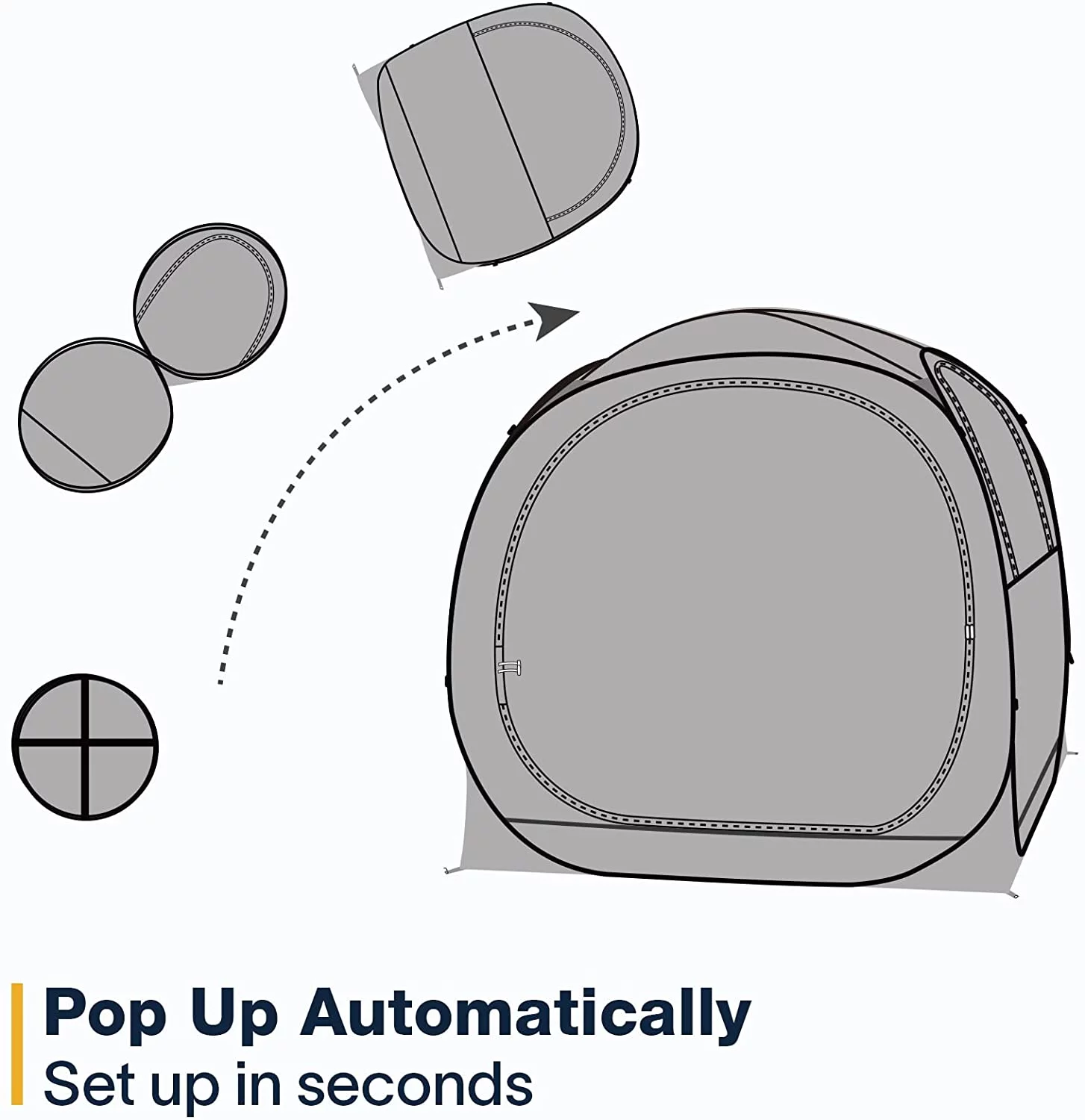 Pop-Up Weatherproof Sport Pod Tent for Camping, Fishing, and Shelter