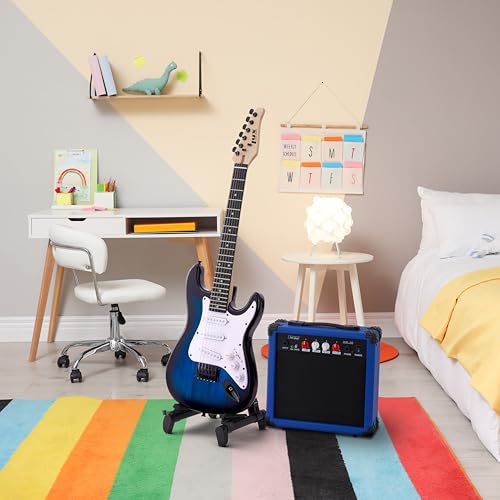 LyxPro 36 Inch Electric Guitar and Kit for Kids with 3/4 Size Beginner’s Guitar, Amp, Six Strings, Two Picks, Shoulder Strap, Digital Clip On Tuner