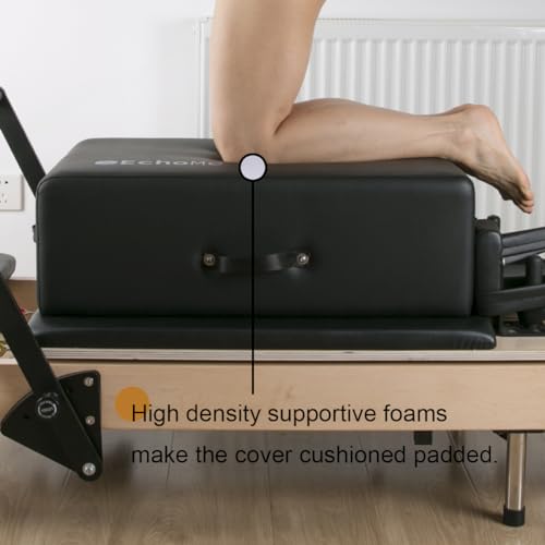 Pilates Reformer Sitting Box, Pilates Reformer Accessory for Exercises