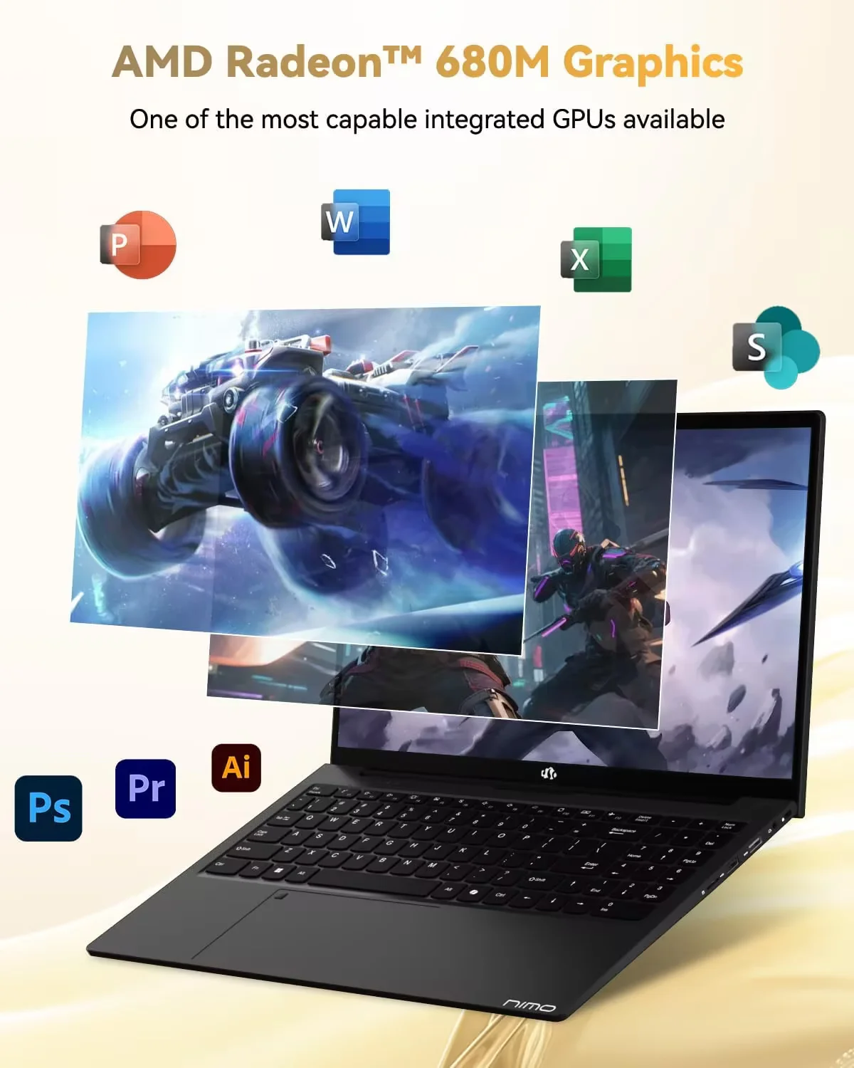 15.6" Light-Gaming-Laptop