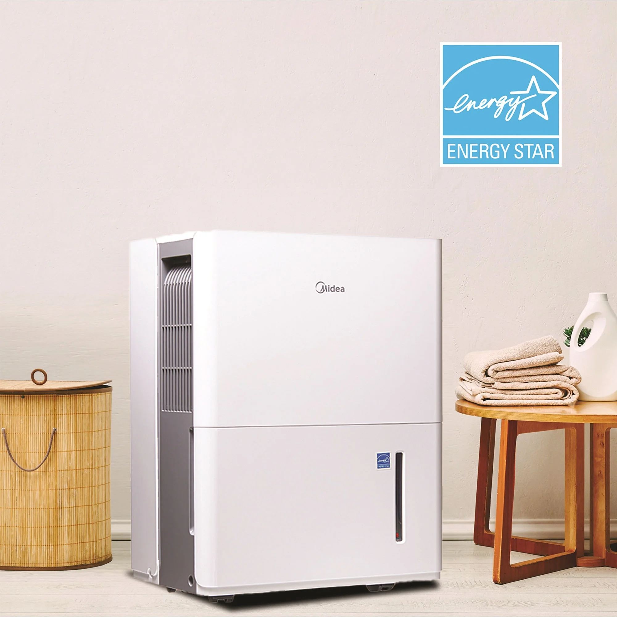 Midea 22 Pint Energy Star Smart Dehumidifier (Certified Refurbished)
