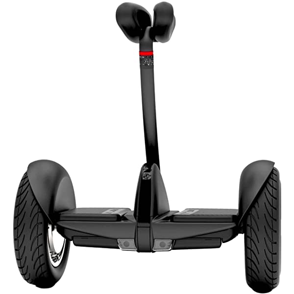 Segway Ninebot S and S-Max Smart Self-Balancing Electric Scooter with LED Light, Powerful and Portable, Compatible with Gokart kit Ninebot S, Black
