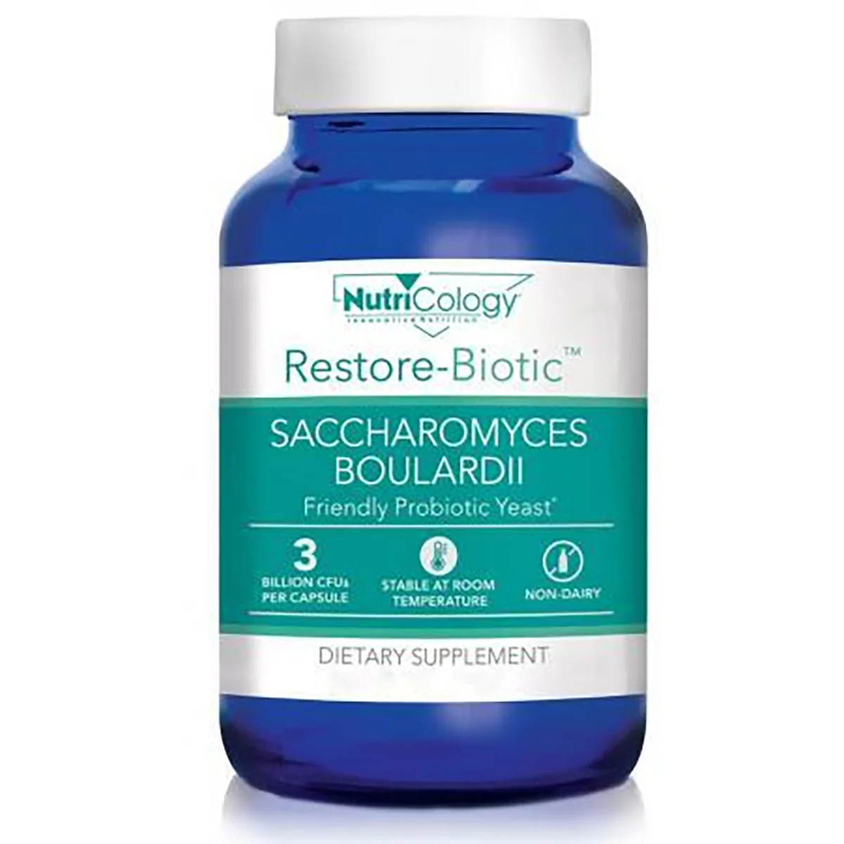 Restore-Biotic: Saccharomyces Boulardii 120 caps by NutriCology - Kansas Nuitrition - HNZSDS