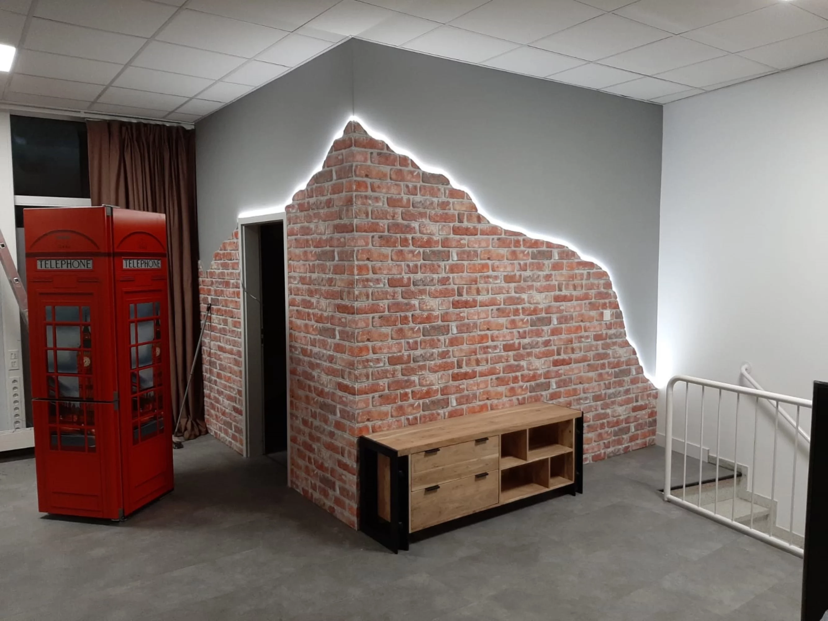 Dundee Deco 3D Wall Panels Brick Effect - Cladding, Red Brown Stone Look Wall Paneling, Styrofoam Facing for Living room, Kitchen, Bathroom, Balcony