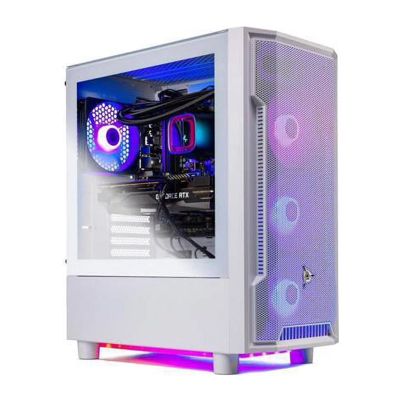 Skytech Archangel Gaming PC Desktop AMD Ryzen 5 7600X 4.7 GHz, NVIDIA RTX 4070 Ti, 1TB NVME SSD, 32GB DDR5 RAM RGB, 850W GOLD PSU, 240mm AIO