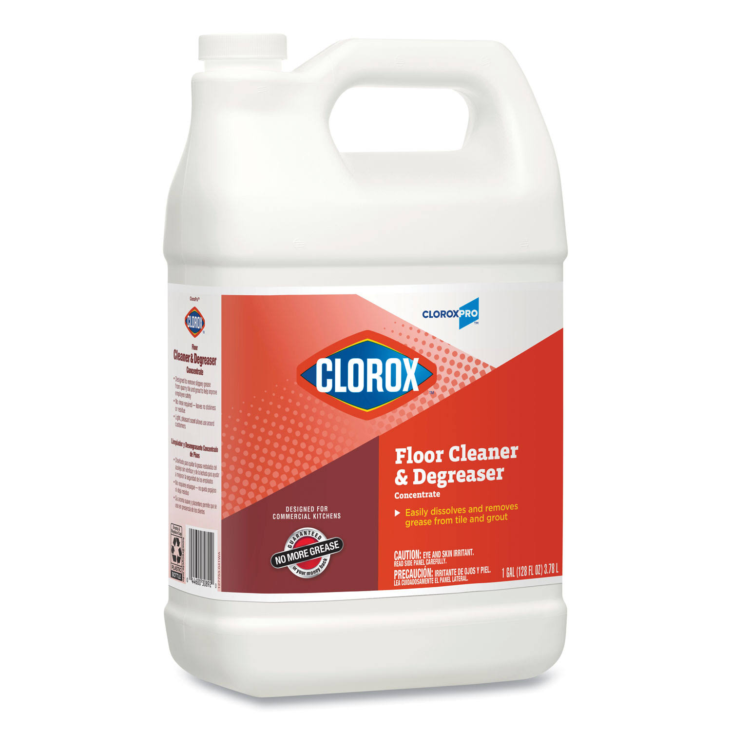 Clorox Professional Floor Cleaner u0026 Degreaser, 1gal Bottle