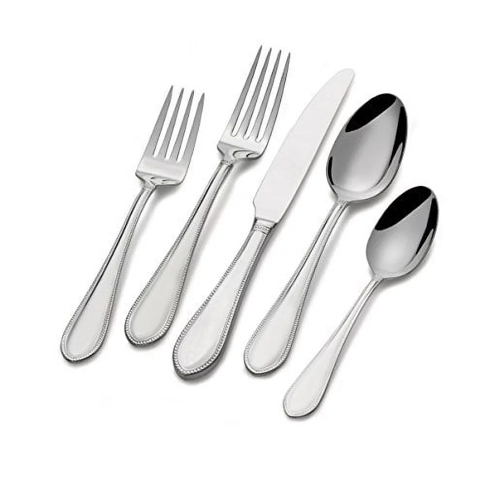 Mikasa Daphney 65-Piece 18.10 Stainless Steel Flatware/Silverware Set