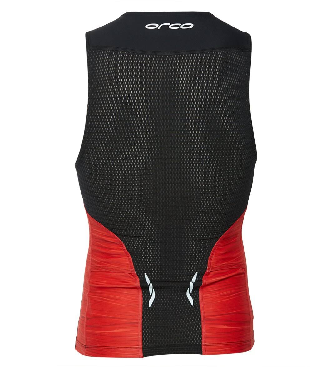 Orca Men&s Core Tri Tank - 2019 - S - Black/Red