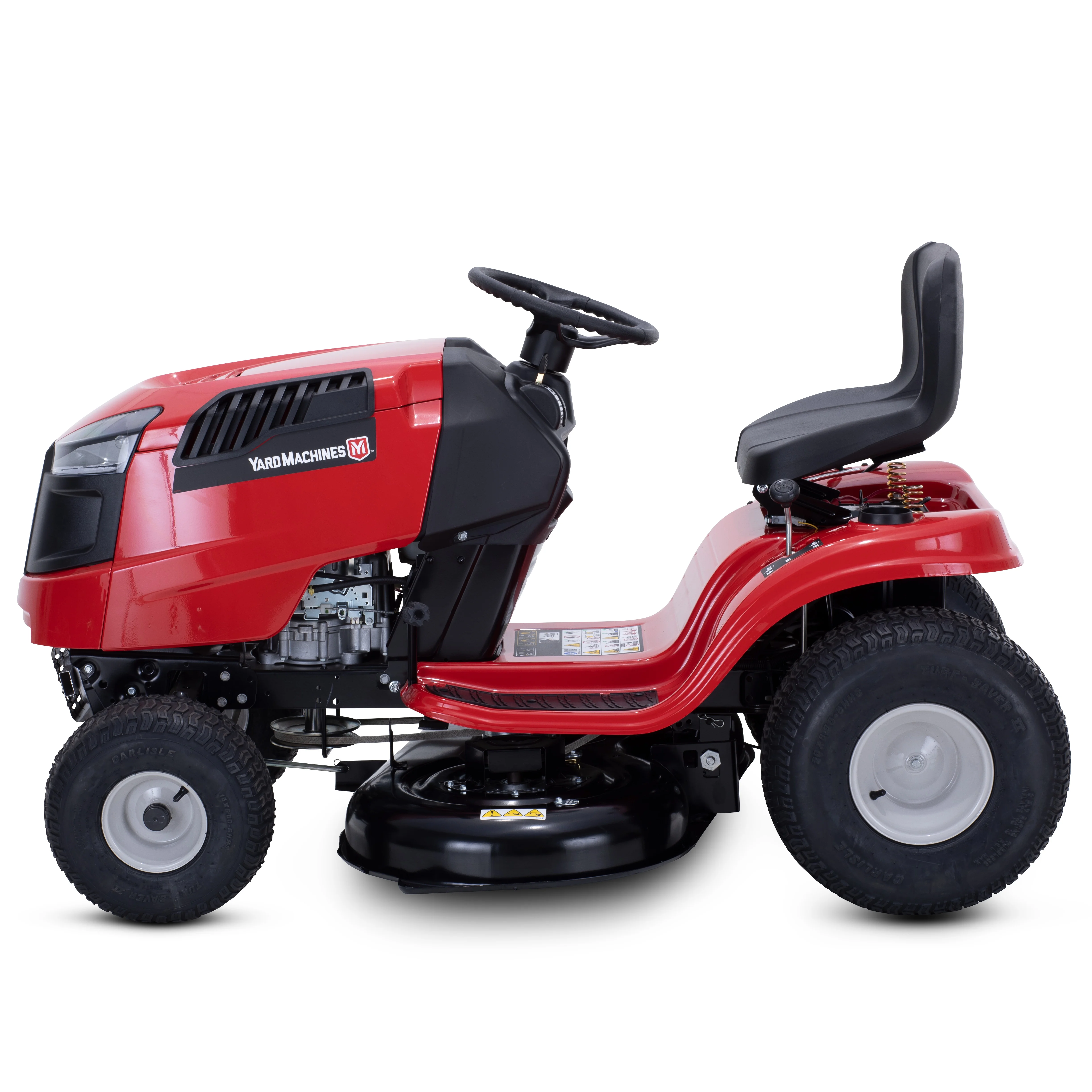 Yard Machines 42-in Riding Lawn Mower with 15.5 HP 500cc Briggs & Stratton Gas Powered Engine