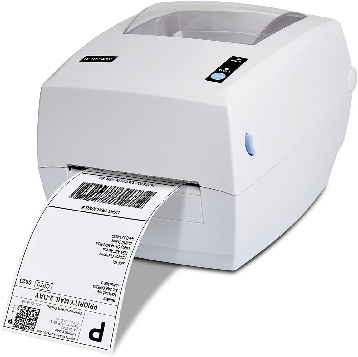 BESTEASY Shipping Label Printer, USPS Label Printer, 4x6 Thermal Printer for Shipping Labels